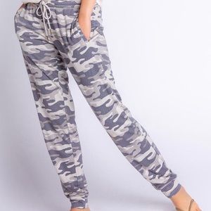 P.J. Salvage Camo Jogger Pants